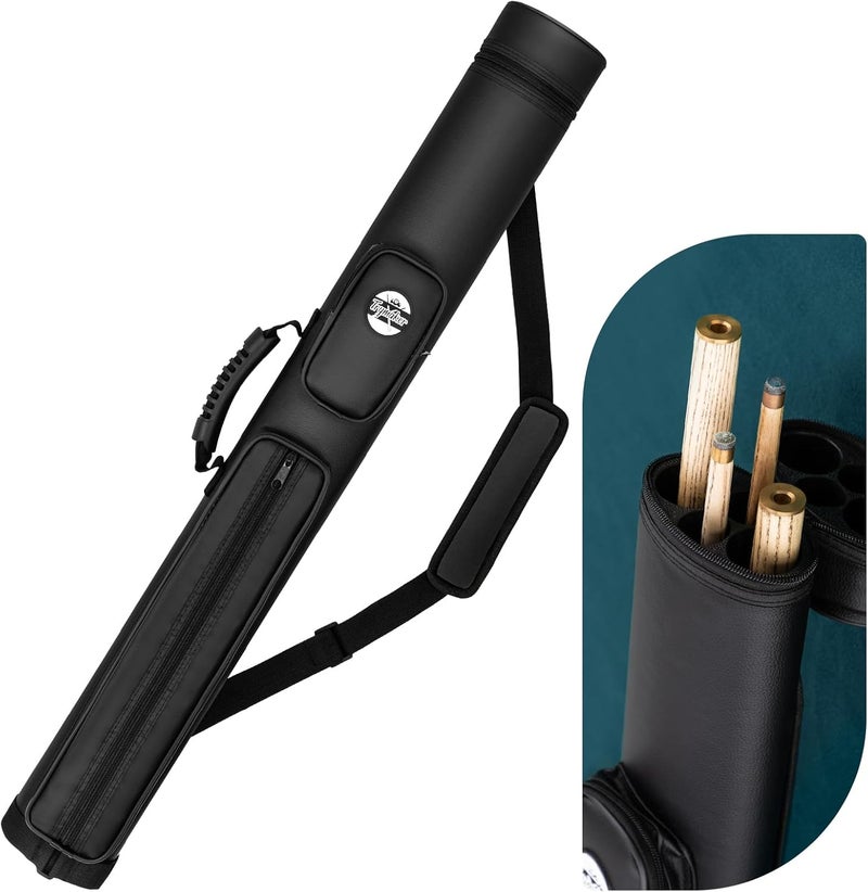 Trymaker Pool Cue Case, 2x2 Pool Stick Case (Not for 3/4) – Hard Billiard Bag for 2 Sticks, Billiard Accessories - Image 1